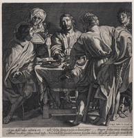 KG 17196
<br/>
Christus te Emmaüs
<br/>
<em>anoniem NL (17de eeuw)</em>
